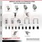 Service Caster 3 Inch 316SS Gray Polyurethane Swivel 1 Inch Expanding Stem Caster Brake SCC-SS316EX20S314-PPUB-TLB-1 - alternate 4